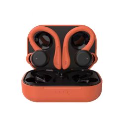   T40 vezeték nélküli audio headset, ZeyKat, Bluetooth 5.1, érintésvezérlés, vezeték nélküli, mágneses ház, vízálló, zajszűrés, Narancssárga