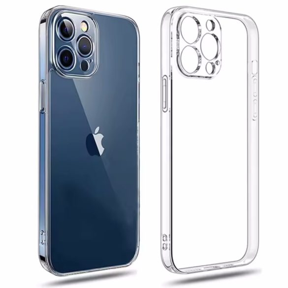 Védőtok iPhone 15-höz, enkourakoko®, szilikon, ultravékony, gél, átlátszó