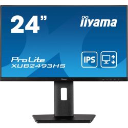   Iiyama ProLite XUB2493HS-B5 LED display 60,5 cm (23.8") 1920 x 1080 pixelek Full HD Fekete (XUB2493HS-B5)