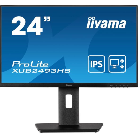 Iiyama ProLite XUB2493HS-B5 LED display 60,5 cm (23.8") 1920 x 1080 pixelek Full HD Fekete (XUB2493HS-B5)