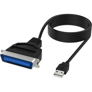 Sabrent USB-párhuzamos IEEE 1284 nyomtatókábel-adapter (CB-CN36)