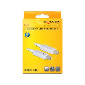 Delock Thunderbolt 0,5m fehér kábel (83165)