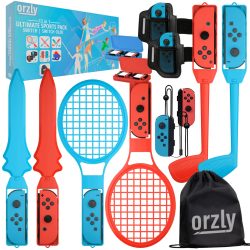   Orzly  13 az 1-ben Nintendo Switch sport kiegészítő készlet hordtáskával