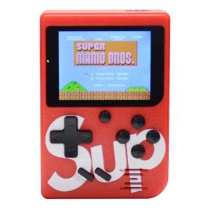 Retro kézi játékkonzol, 8 bit, 2,5" LCD, 400 integrált játék, AV kábel Sup Game box plus Retro játék