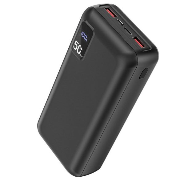 Uname Y67 Power Bank 30000 mAh 22, 5 W-os gyorstöltő hordozható töltő USB-C, 3 kimenettel és 2 bemenettel LED-kijelző Hatalmas kapacitású külső akkumulátorcsomag 