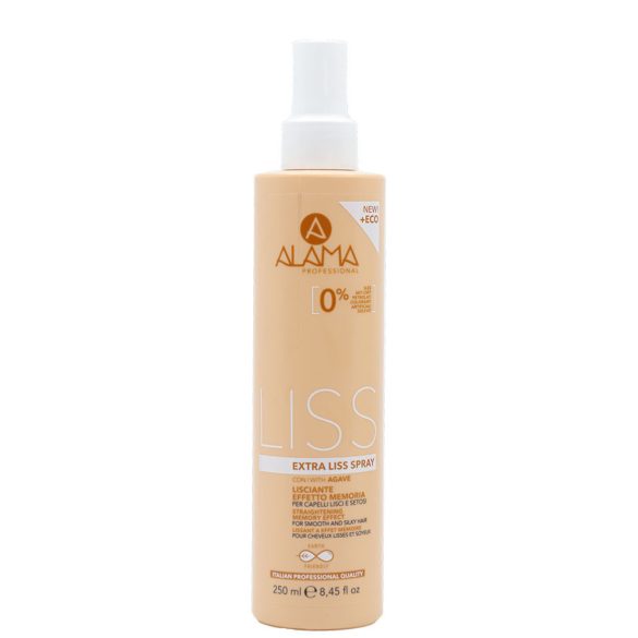 ALAMA Liss simító spray memória hatással rakoncátlan hajra, 250 ml