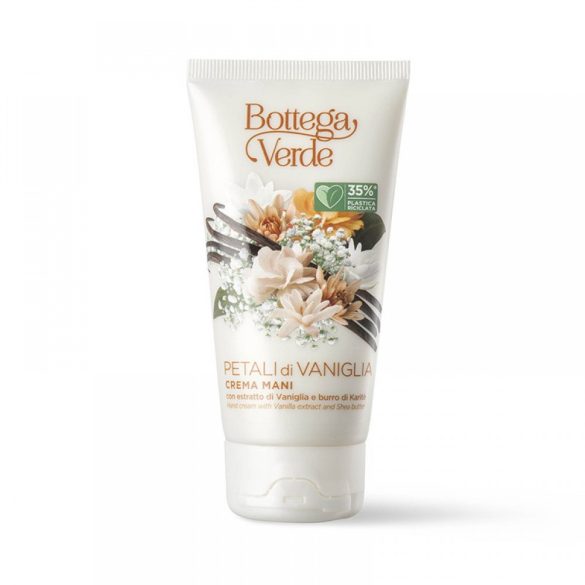 Bottega Verde Petali di Vaniglia - Kézkrém vanília kivonattal és shea vajjal 75ml