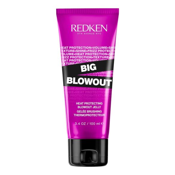 Redken Big Blowout hővédő zselés szérum | Fényt és textúrát kínál | Frizz Control | Volumen vékony hajra | Blowdry Gel | Minden hajtípushoz