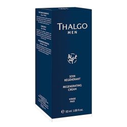   THALGO Men regeneráló krém, napi hidratáló krém férfiaknak, arckrém és hidratáló krém, anti Age Repair, ránctalanító krém arcra, ránctalanító krém, férfi gyors hidratáló arcra, 1,76 uncia