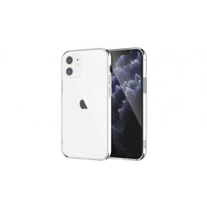 Lemontti telefon tok, szilikon, iPhone 12 Mini, átlátszó