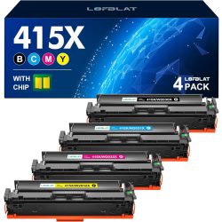   4 db-os toner készlet, HP 415X W2030X/1/2/3x WC - 7500 oldal